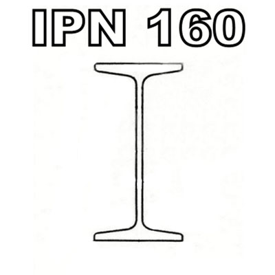 Poutrelle acier IPN 160 - S275JRG2