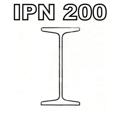 Poutrelle acier IPN 200 - S275JRG2