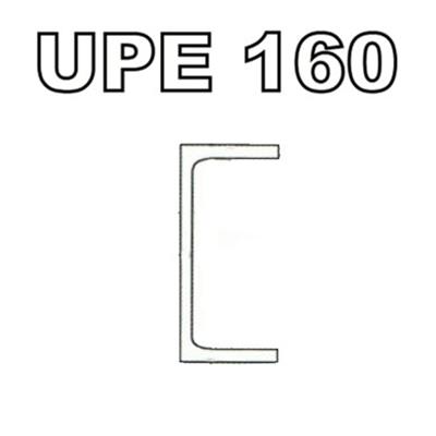 Poutrelle acier UPE 160