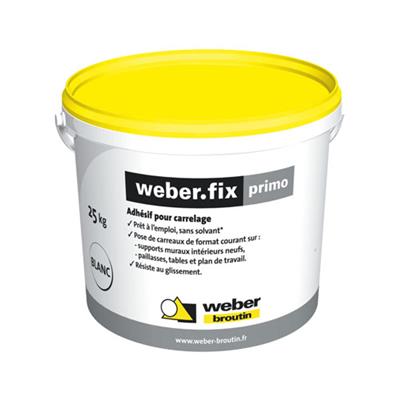 Weberfix primo blanc - Seau 25 kg