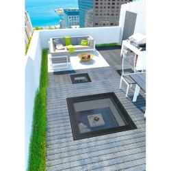 Fenêtre Praticable plane pour toits plats - DXW DW6