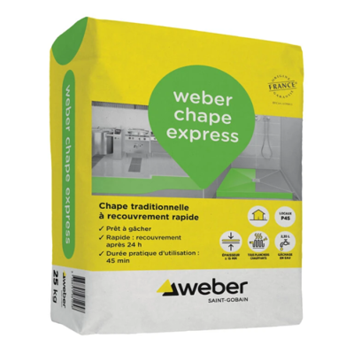 Weber chape express - Sac 25 kg