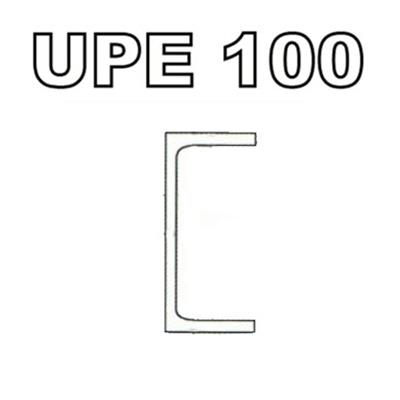 Poutrelle acier UPE 100