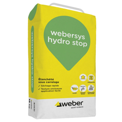 Webersys hydro stop - Sac 15 kg