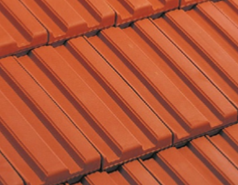 Tuile PV 13 Terre cuite Rouge