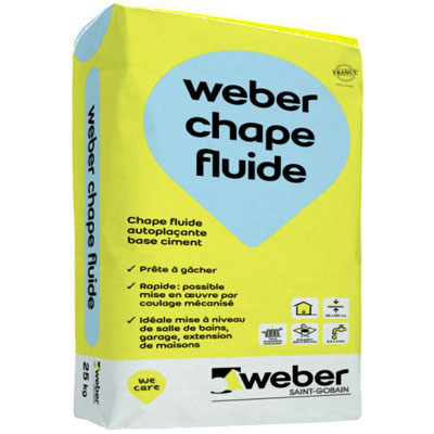 Weber chape fluide - Sac de 25 Kg