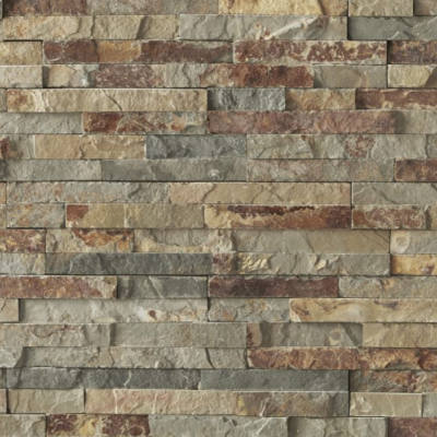 Parement Mural Slimstone Mulitcolore 400Mmx 100Mmx 15Mm