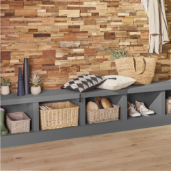 Parement Mural Madura Teck 600Mm x 180Mm x 14Mm