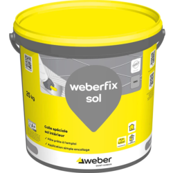 Weberfix sol gris - Seau 8 kg