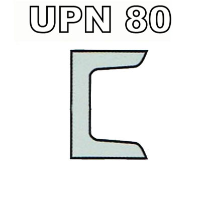 Poutrelle acier - UPN 80