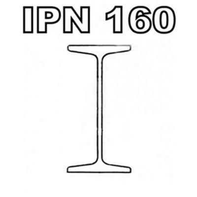 Poutrelle acier galvanisée - IPN 160 - S275JRG2