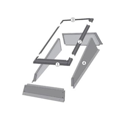 Raccord EFS - Embase 25° pour toit plat