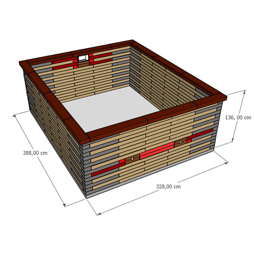 Piscine bois Pisciz 390