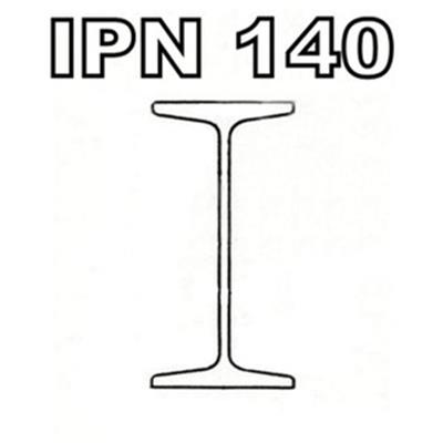 Poutrelle acier galvanisée - IPN 140 - S275JRG2