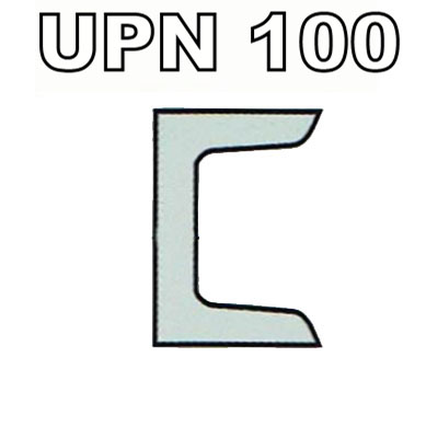 Poutrelle acier - UPN 100