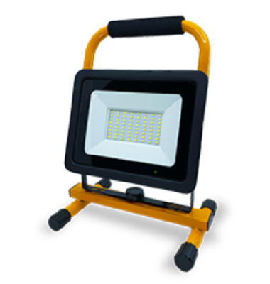 Projecteur Led Télescopique 2 Têtes 50W Acces Orange