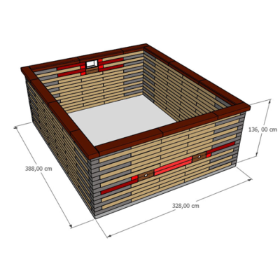Piscine bois Pisciz 390