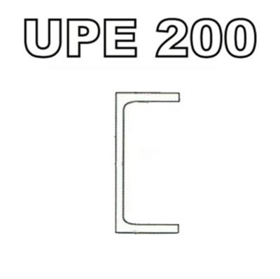 Poutrelle acier - UPE 200 - 4.00 ml