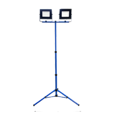 Projecteur Led 2 Têtes De 50W Sur Trépied Téléscopique IP65