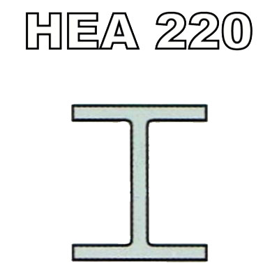 Poutrelle acier HEA 220 - S275JRG2