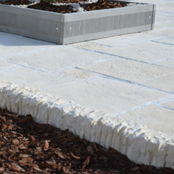 Bordure Florac Droite Crème 50cm x 9cm x 10cm