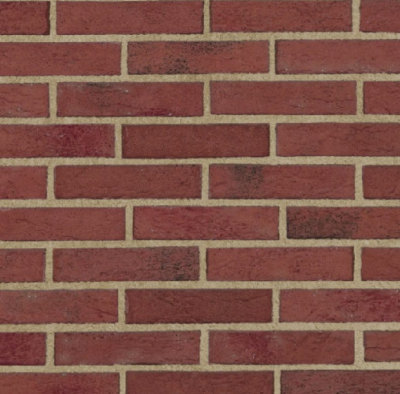 Plaquette Interfix  Rouge 10cm x 20,5cm x 5cm x 0,7cm Carton De 1M2