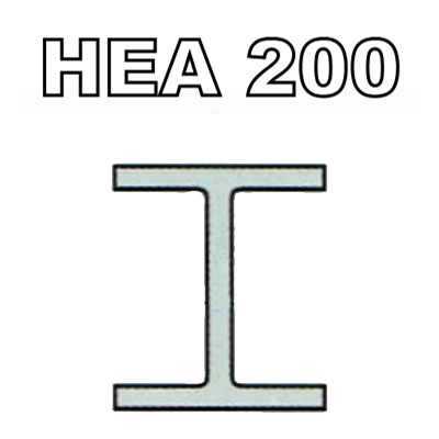 Poutrelle acier HEA 200 - S275JRG2
