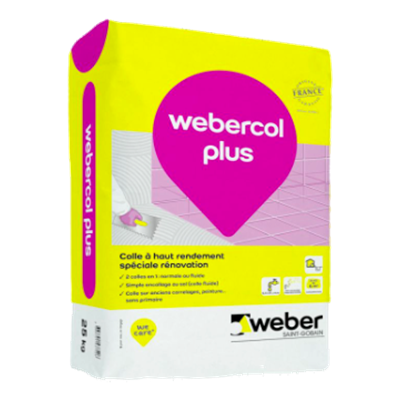 Webercol plus Gris - Sac 25 kg