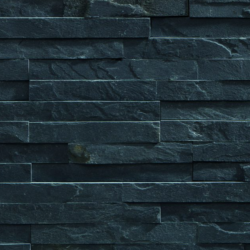 Parement Mural Slimstone Noir 400Mmx 100Mmx 15Mm