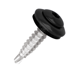 Vis Belvis finition TX bois TX bois 4.9x35 Ral 7016 gris anthracite  - Boite de 50 