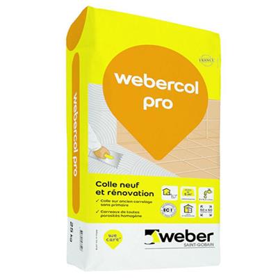 Webercol Pro Gris - Sac 25 kg
