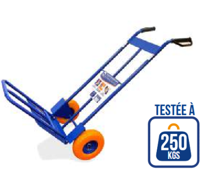 Diable Professionnel à Roue Increvable 