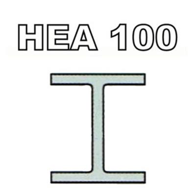 Poutrelle acier galvanisée - HEA 100 - S275JRG2