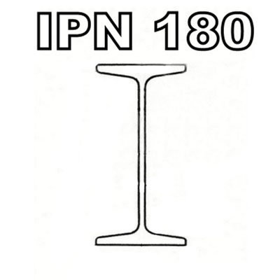 Poutrelle acier IPN 180 - S275JRG2
