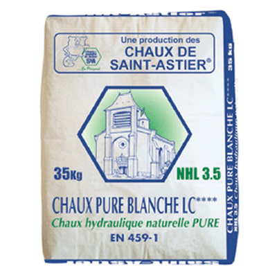 Chaux blanche St Astier - Sac 35 kg