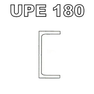 Poutrelle acier galvanisée - UPE 180 - S275JRG2