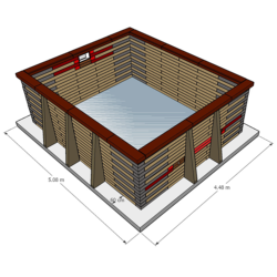 Piscine bois Pisciz 390