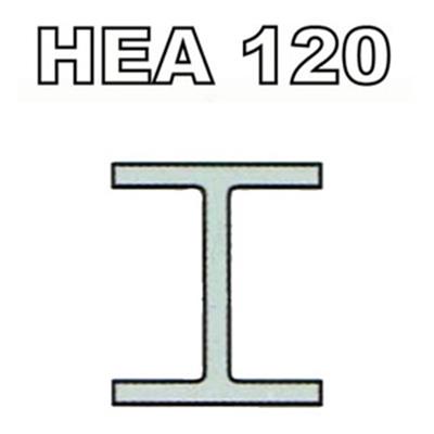 Poutrelle acier galvanisée - HEA 120 - S275JRG2