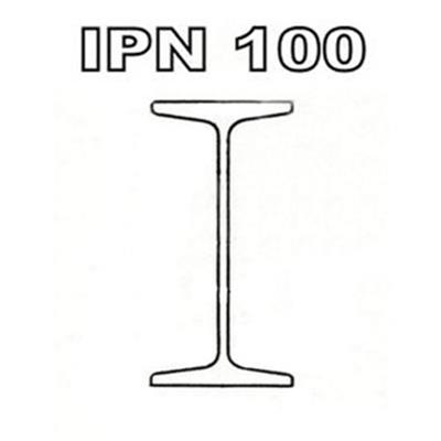 Poutrelle acier galvanisée - IPN 100 - S275JRG2