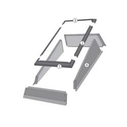 Raccord EFS - Embase 25° pour toit plat