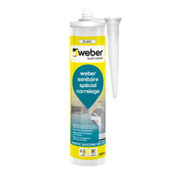 Weber sanitaire spécial carrelage transparent - 300 ml