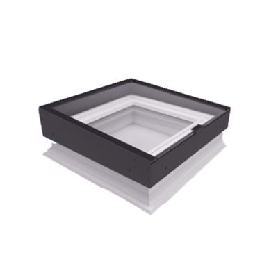 Fenêtre plane pour toits plats DXZ-A P2 avec store pare-soleil AMZ-Z Z-Wave