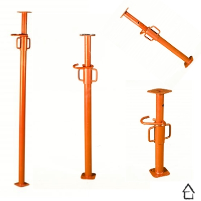 Etais Série Standard Peint (écrou acier), Extensible de 0.50 à 0.80 m