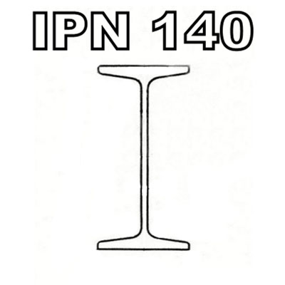 Poutrelle acier IPN 140 - S275JRG2, Dimension de votre poutrelle Poutrelle de 6.10m
