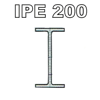 Poutrelle acier - IPE 200 - S275JRG2, Dimension de votre poutrelle Poutrelle de 2.50m