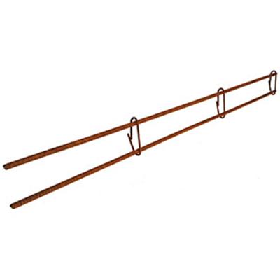 Chainage plat 10x4 - 2 filants 10 mm - Espace 40 cm - 6 ml