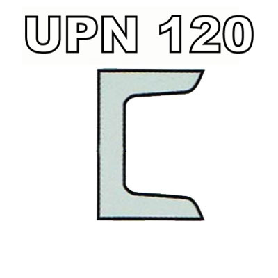 Poutrelle acier - UPN 120, Dimension de votre poutrelle Poutrelle de 1.50m