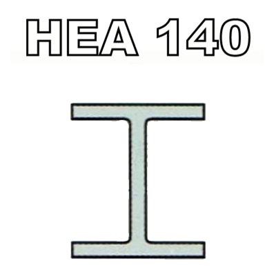 Poutrelle acier HEA 140 - S275JRG2, Dimension de votre poutrelle Poutrelle de 1.50m