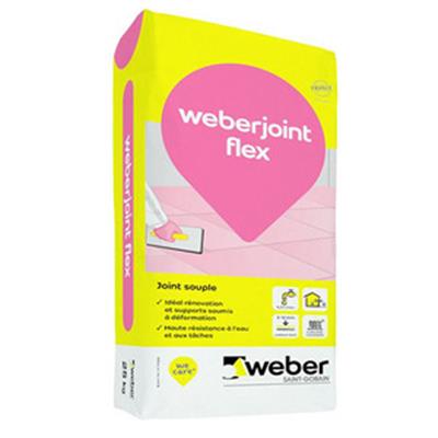 Weberjoint flex - Sac 25 kg Couleurs Weber Joint Gris Perle E07