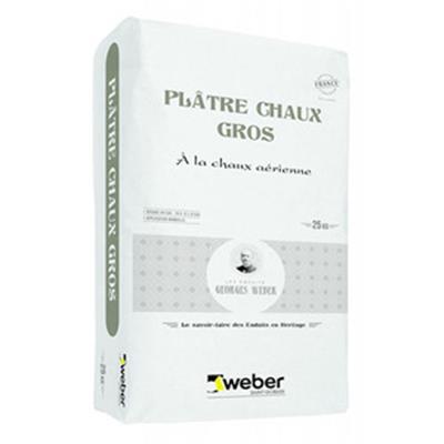Weber plâtre chaux gros - Sac 25 kg Référence Couleur Réf.000